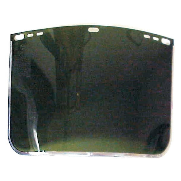 Powerweld Dark Green Face Shield, Bound with Aluminum Band, 8" x 12" 824BDG - main